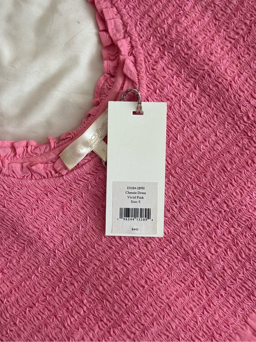 Loveshackfancy Chessie Maxi Dress in Vivid Pink - Picture 2 of 3